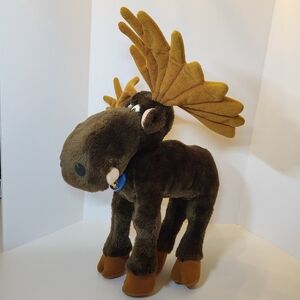 Dakin Chewie Newgett MOOSE Plush Stuffed Animal Toy 1983 Vintage Brown Tan